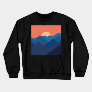 Mountain sunrise Crewneck Sweatshirt